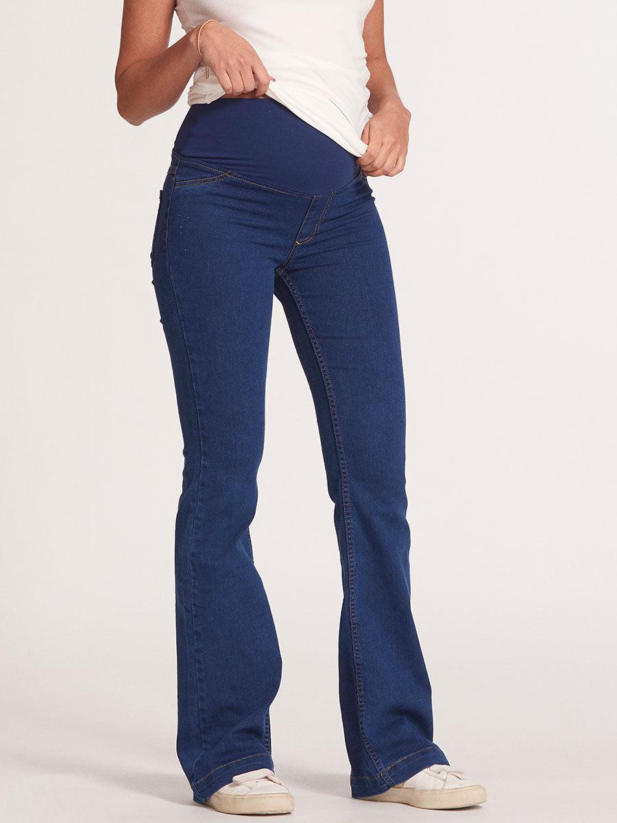 Calça Jeans Gestante Flare – - Main Image