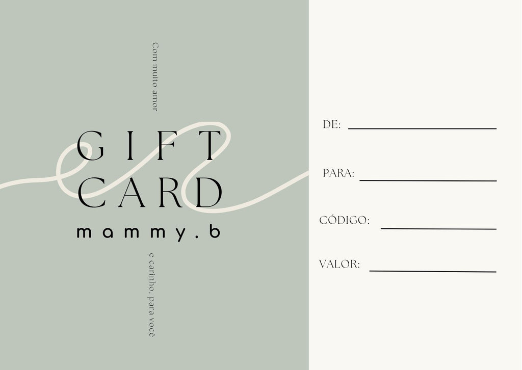Gift Card Mammy.b-gift card-Mammy.b