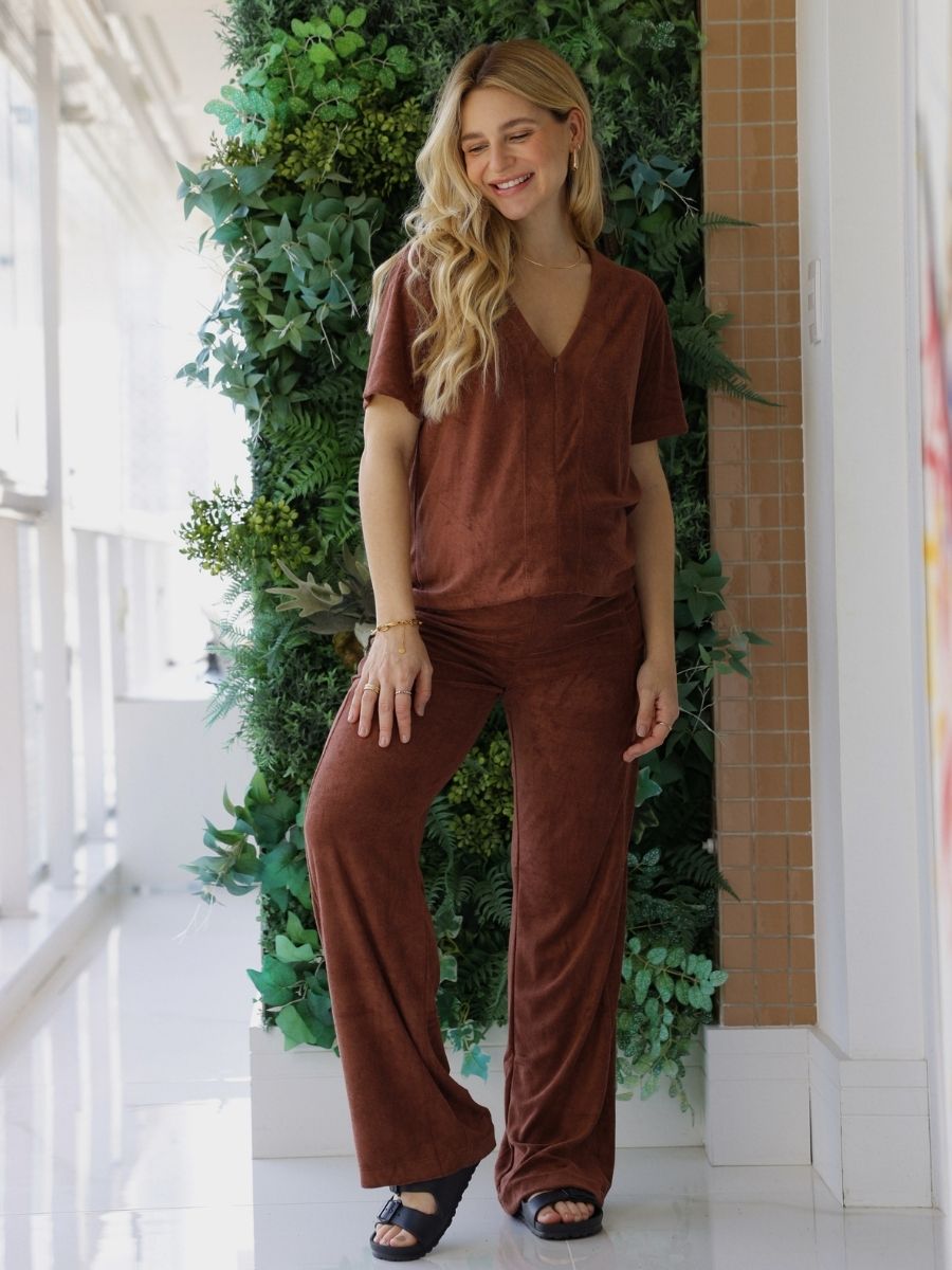 Blusa para Amamentação Atoalhada-Blusa-Mammy.b