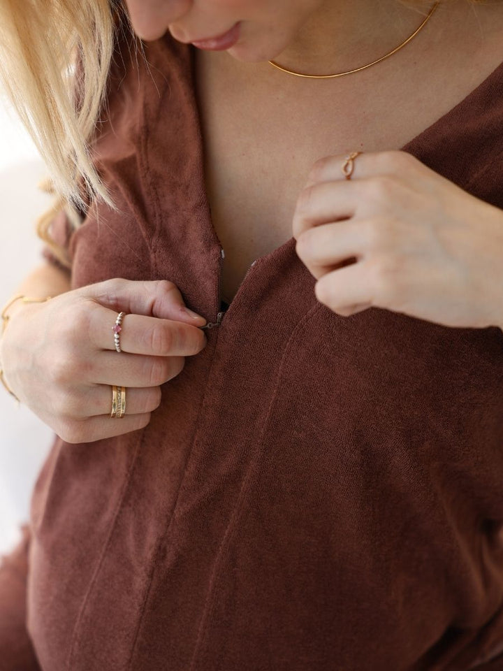 Blusa para Amamentação Atoalhada-Blusa-Mammy.b