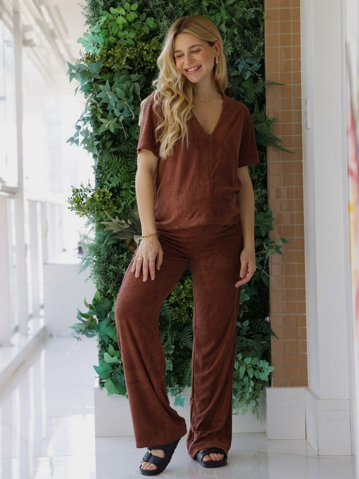 Blusa para Amamentação Atoalhada-Blusa-Mammy.b