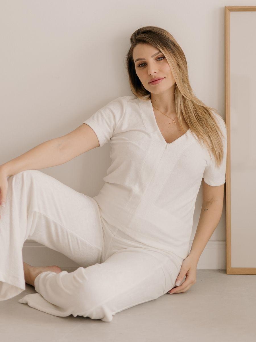 Blusa para Amamentação Atoalhada-Blusa-Mammy.b