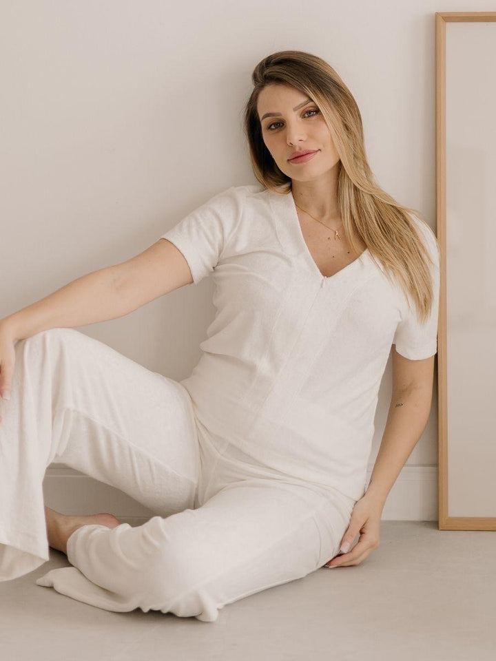 Blusa para Amamentação Atoalhada-Blusa-Mammy.b