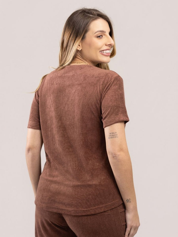 Blusa para Amamentação Atoalhada-Blusa-Mammy.b