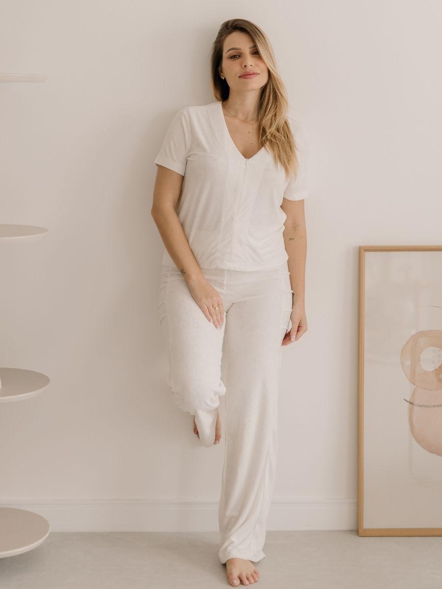 Blusa para Amamentação Atoalhada-Blusa-Mammy.b