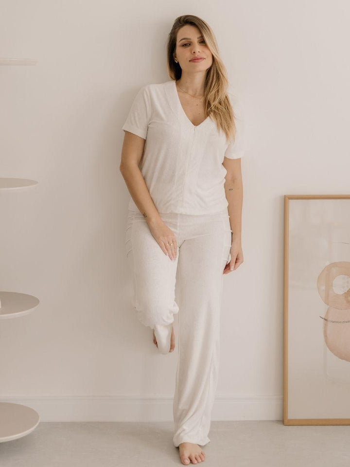 Blusa para Amamentação Atoalhada-Blusa-Mammy.b