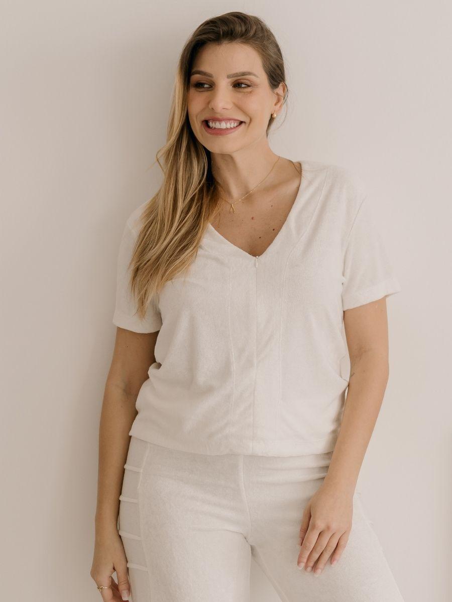 Blusa para Amamentação Atoalhada-Blusa-Mammy.b