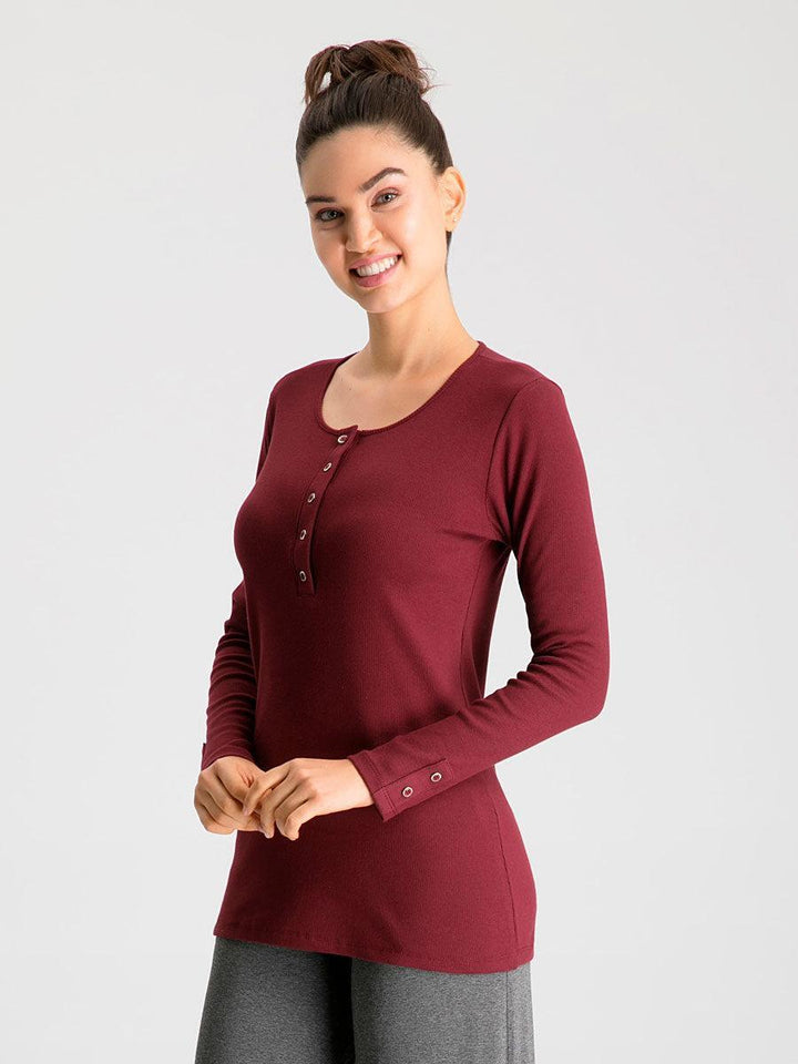 Blusa para amamentar em rib algodão-Blusa-Mammy.b