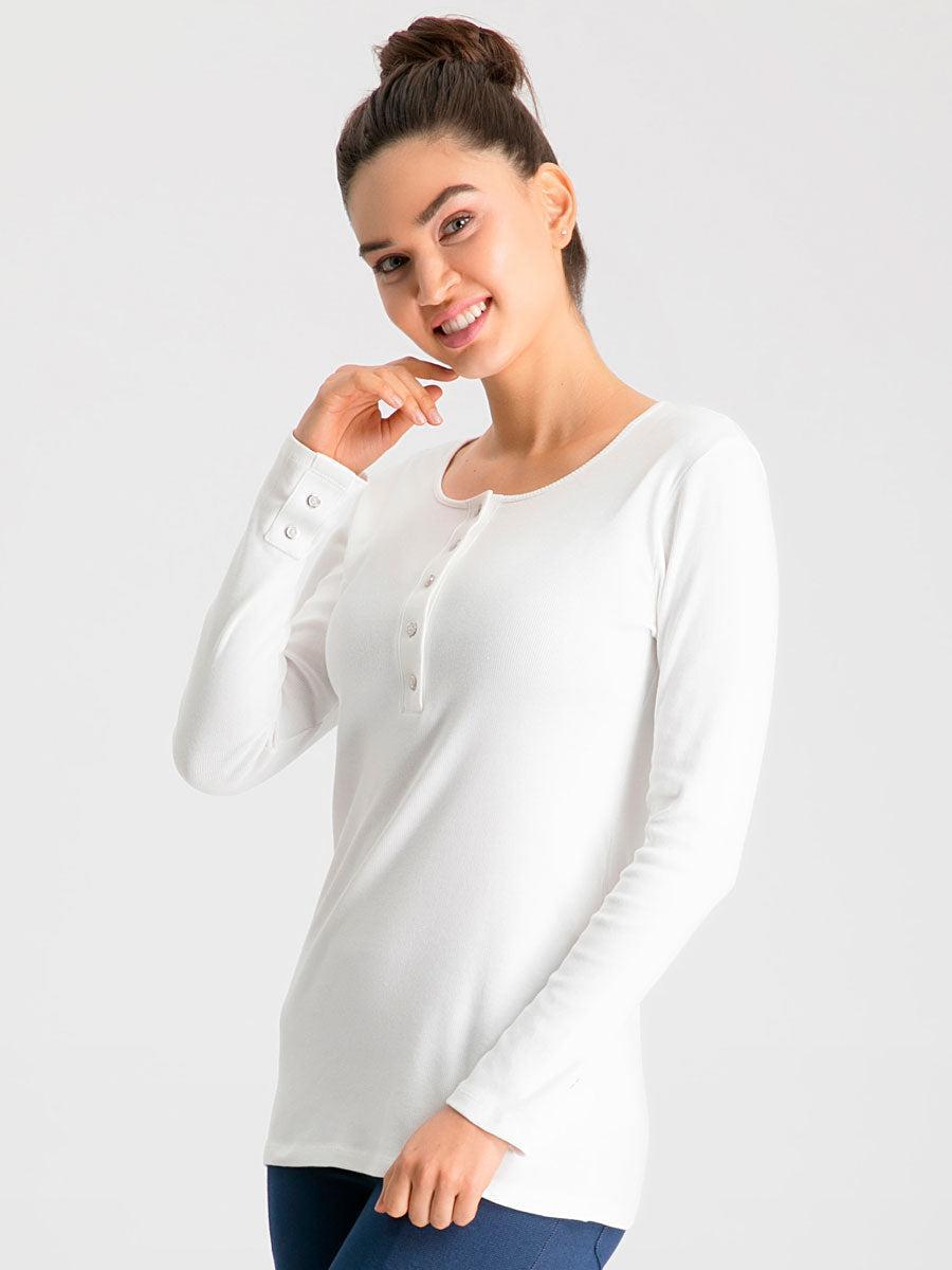 Blusa para amamentar em rib algodão-Blusa-Mammy.b