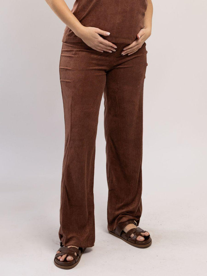 Calça Gestante Atoalhada-Calça-Mammy.b