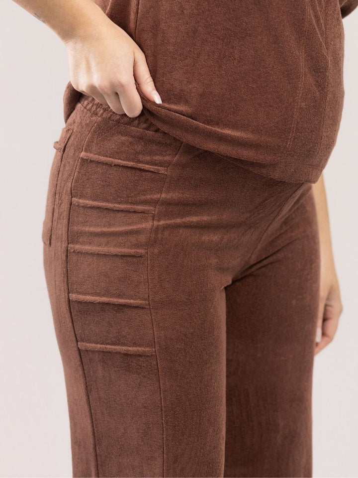 Calça Gestante Atoalhada-Calça-Mammy.b