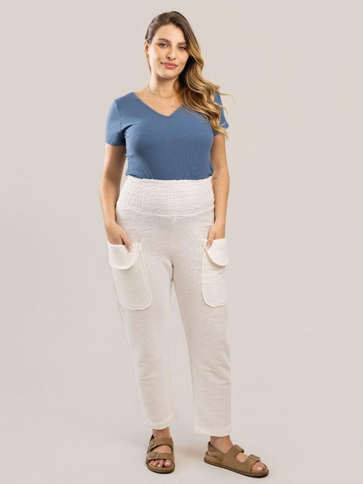 Calça Gestante Classic Wave-Calça-Mammy.b
