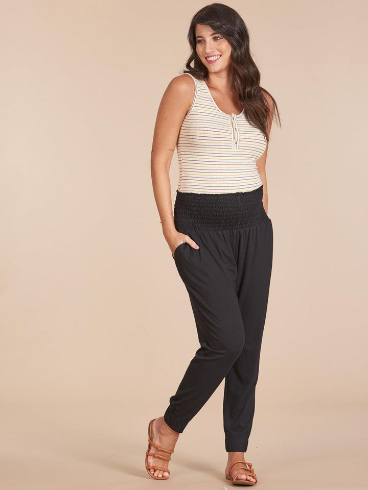 Calça Gestante com Cós em Lastex-Calça-Mammy.b