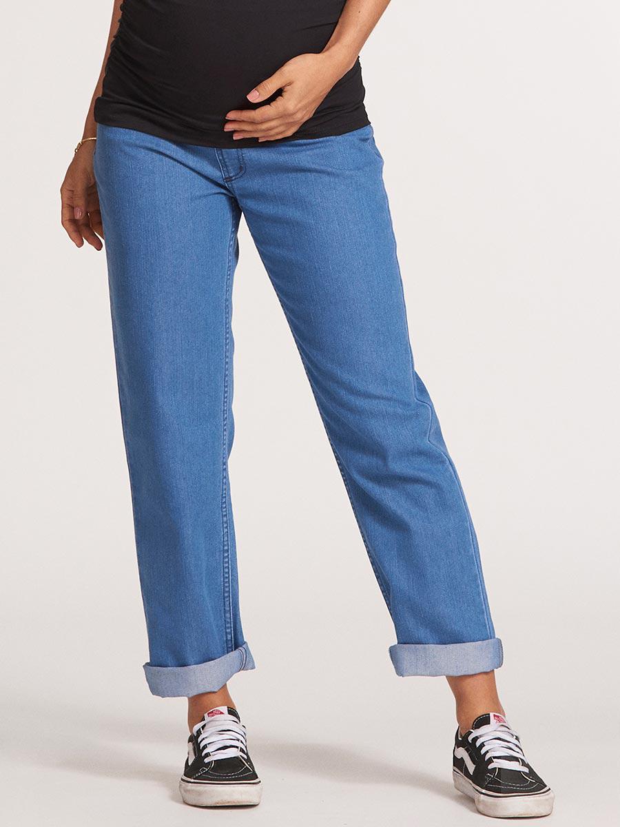 Calça jeans para gestante Boyfriend – - Main Image