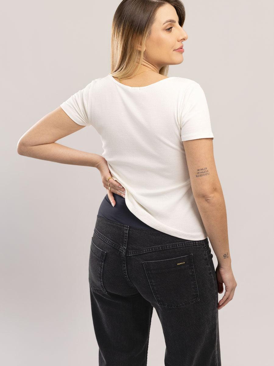 Calça Jeans Wide Leg-Calça-Mammy.b