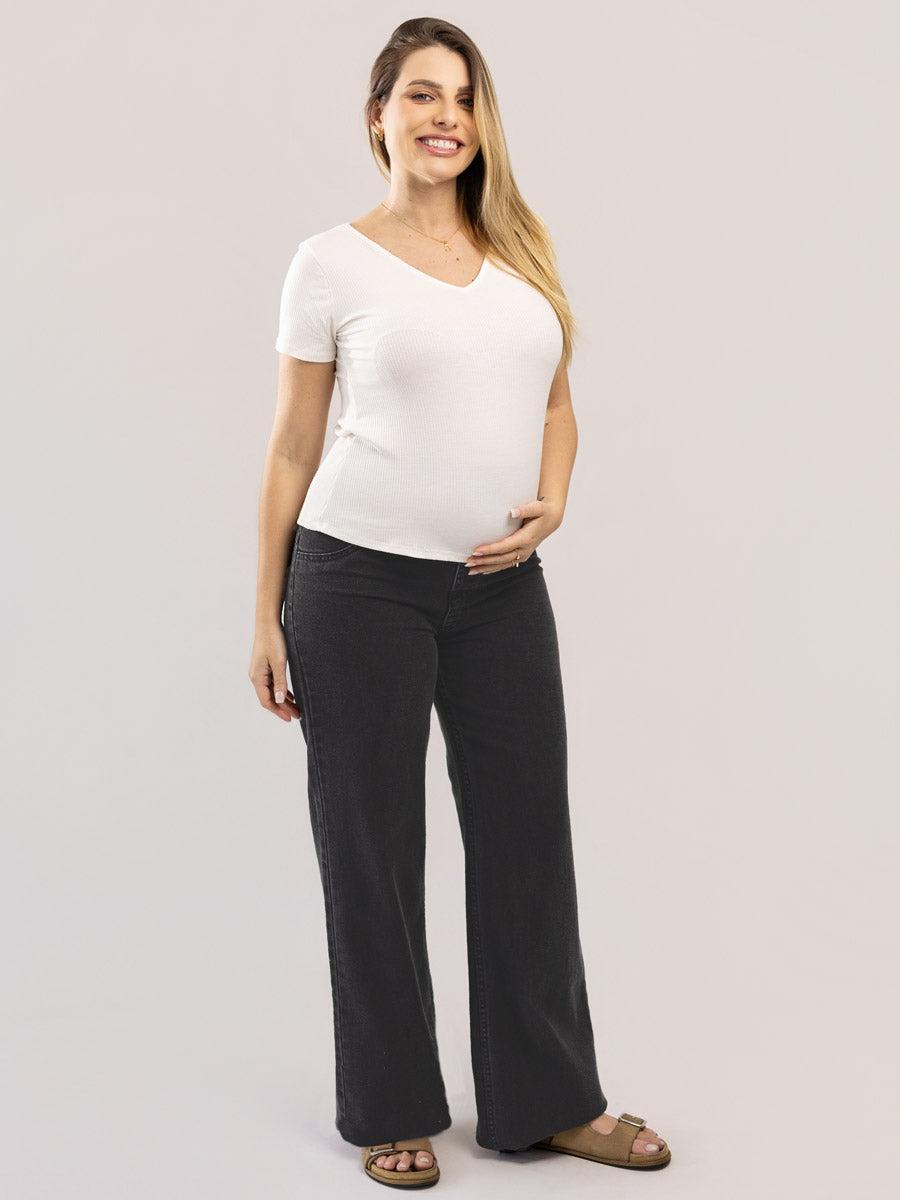 Calça Jeans Wide Leg-Calça-Mammy.b