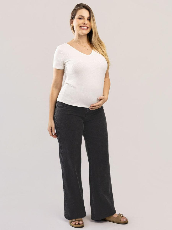 Calça Jeans Wide Leg-Calça-Mammy.b