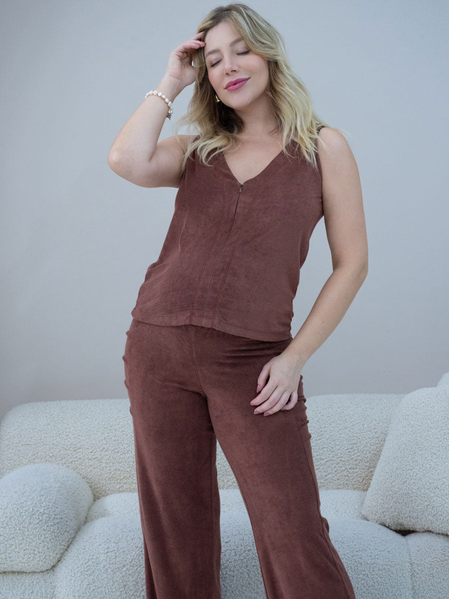 Regata de Amamentação Atoalhada Marselha-Blusa-Mammy.b