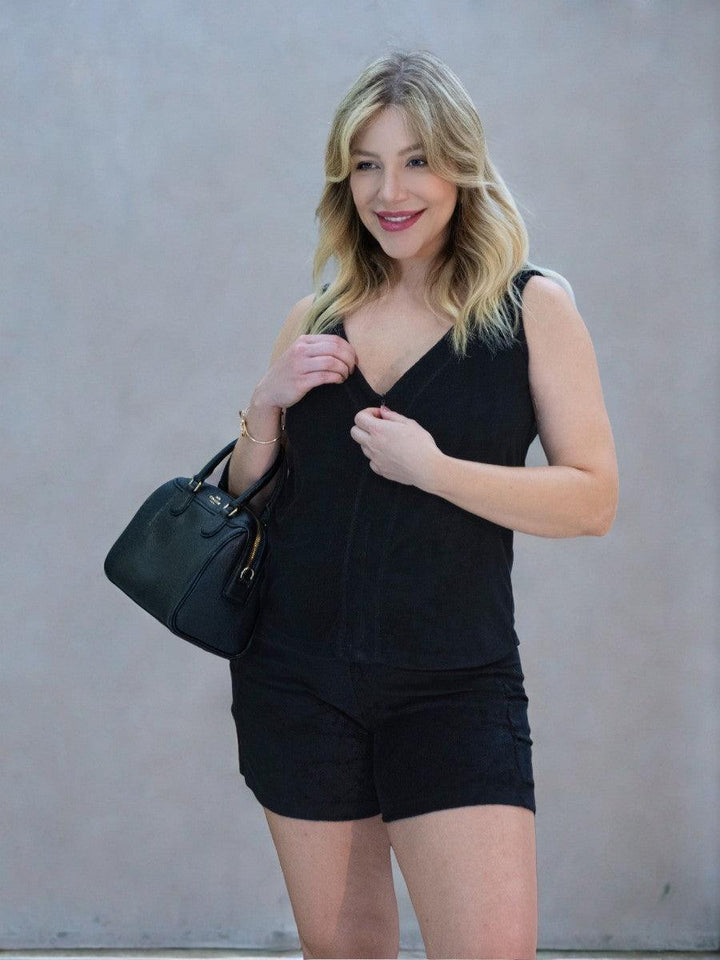 Regata de Amamentação Atoalhada Marselha-Blusa-Mammy.b