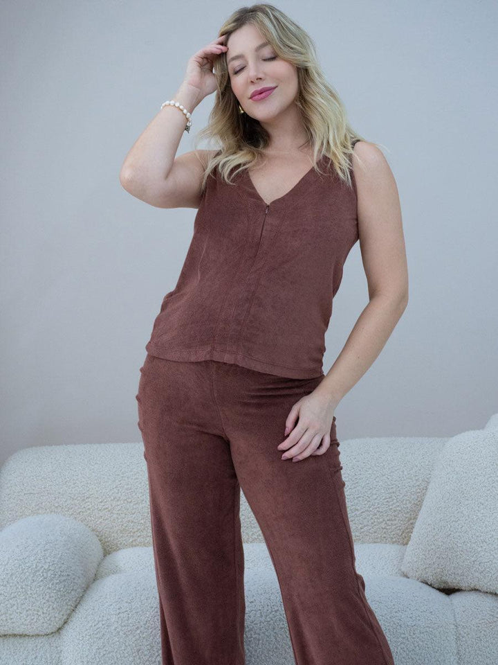 Regata de Amamentação Atoalhada Marselha-Blusa-Mammy.b