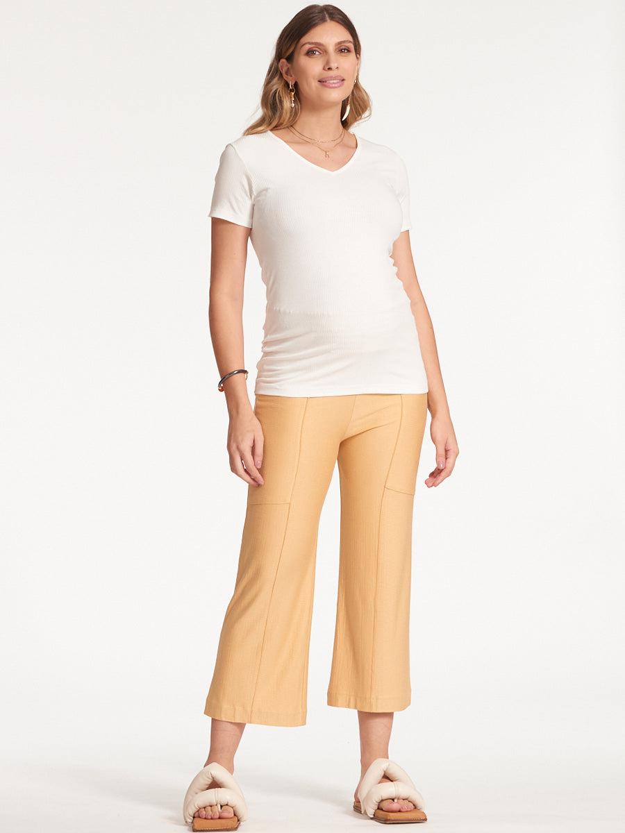 Ribana Manga Curta Decote V-Blusa-Mammy.b