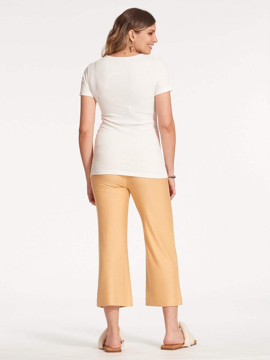 Ribana Manga Curta Decote V-Blusa-Mammy.b