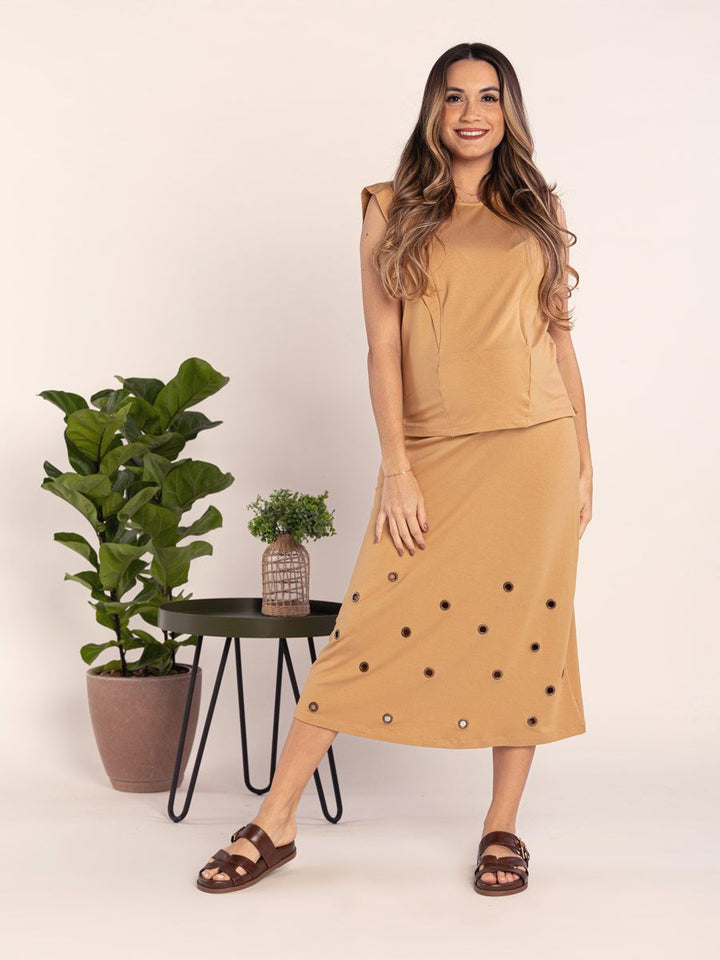 Saia Olivia com detalhe em ilhós-Saia-Mammy.b