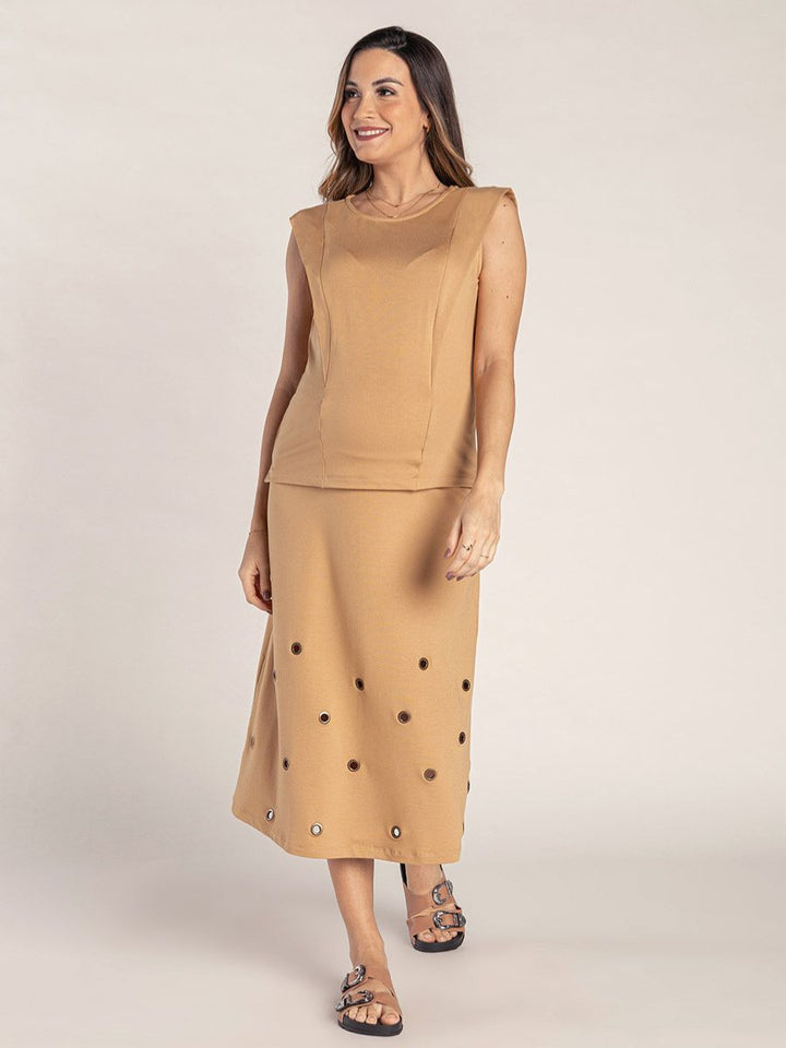 Saia Olivia com detalhe em ilhós-Saia-Mammy.b