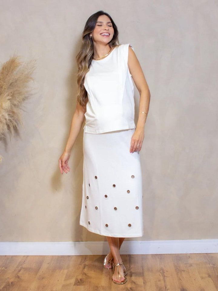 Saia Olivia com detalhe em ilhós-Saia-Mammy.b