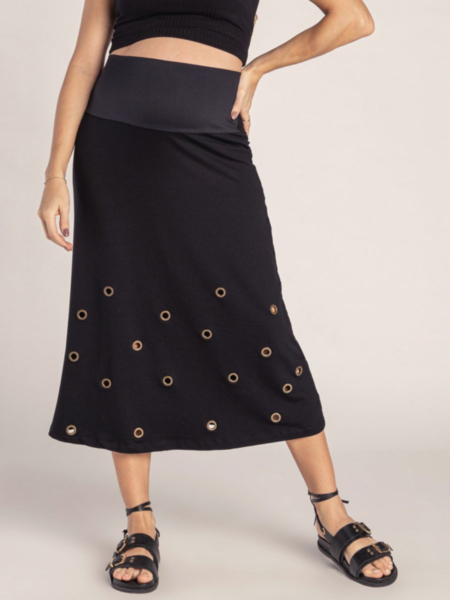 Saia Olivia com detalhe em ilhós-Saia-Mammy.b