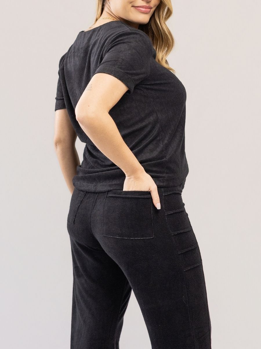 Calça Gestante Atoalhada-Calça-Mammy.b