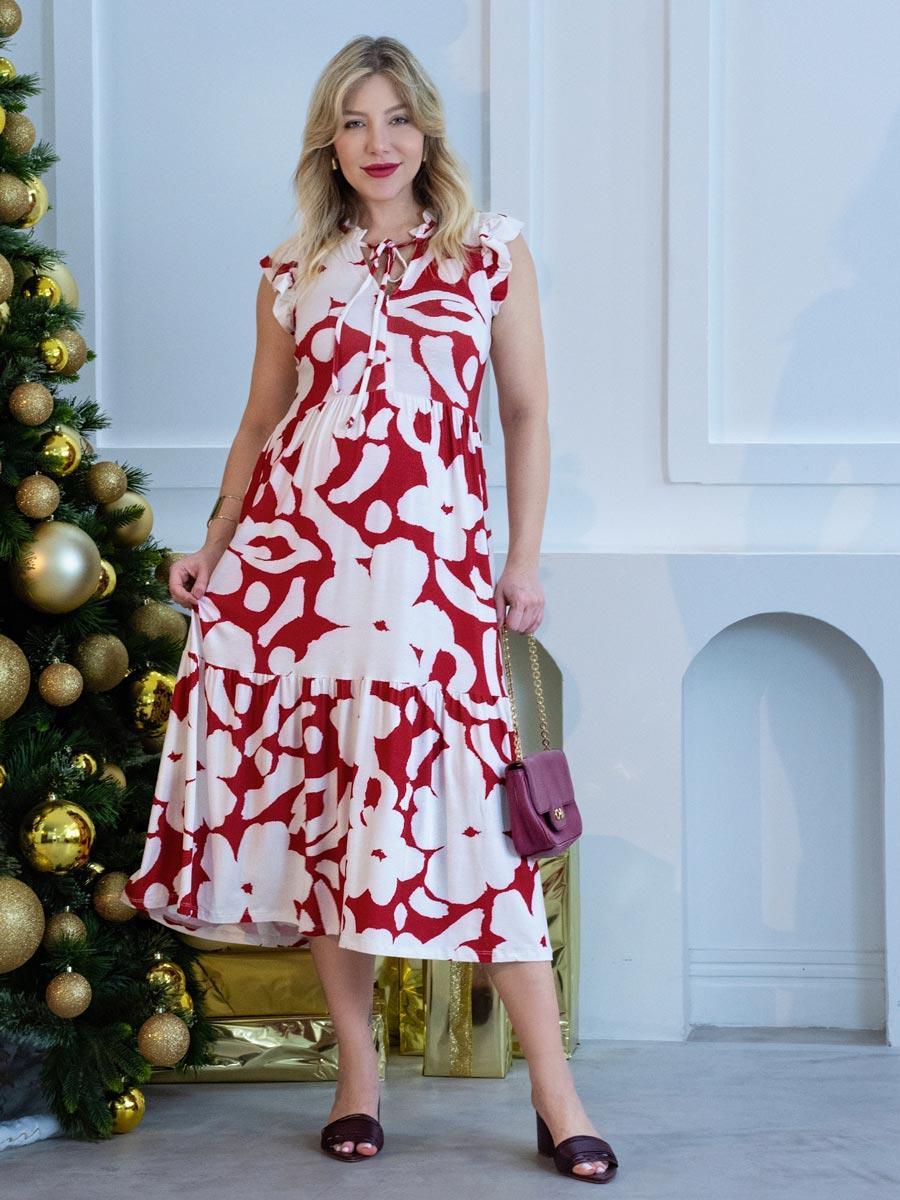 Vestido Amamentação Florence Estampado-Vestido-Mammy.b