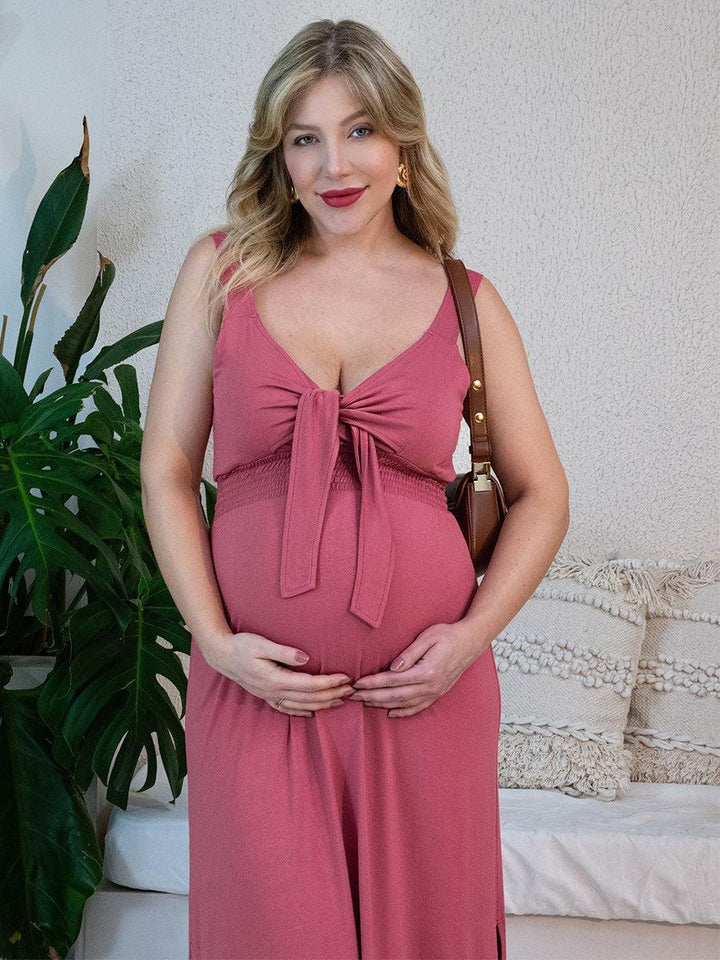 Vestido Gestante e Amamentação Clara-Vestido-Mammy.b