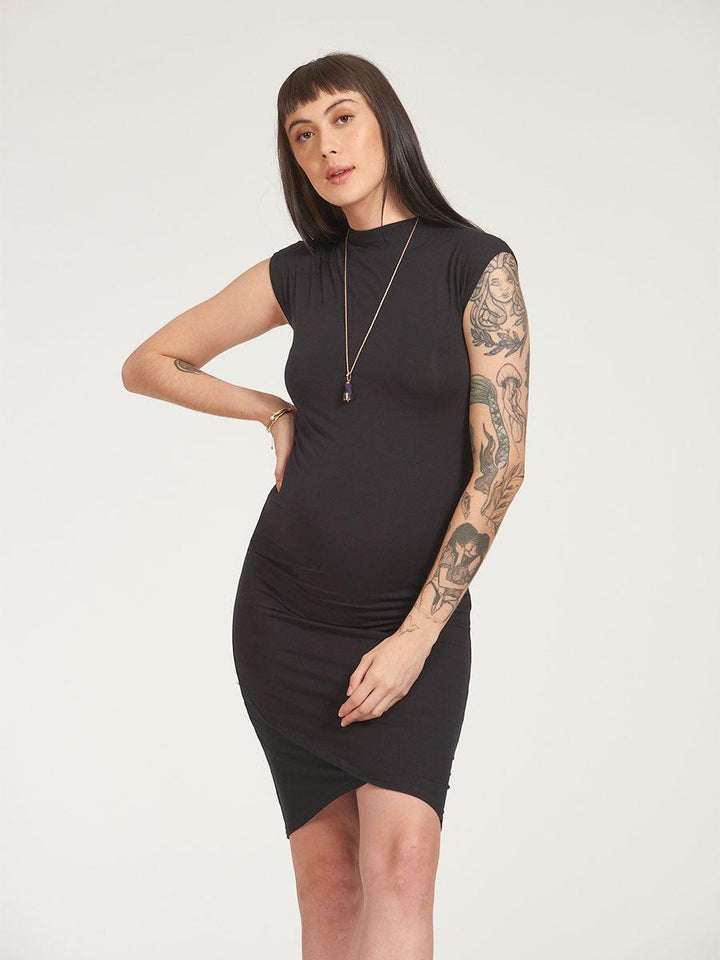 Vestido Luisa com Barra Transpassada-Vestido-Mammy.b