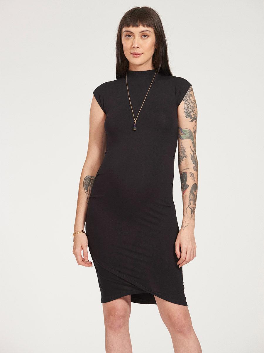 Vestido Luisa com Barra Transpassada-Vestido-Mammy.b